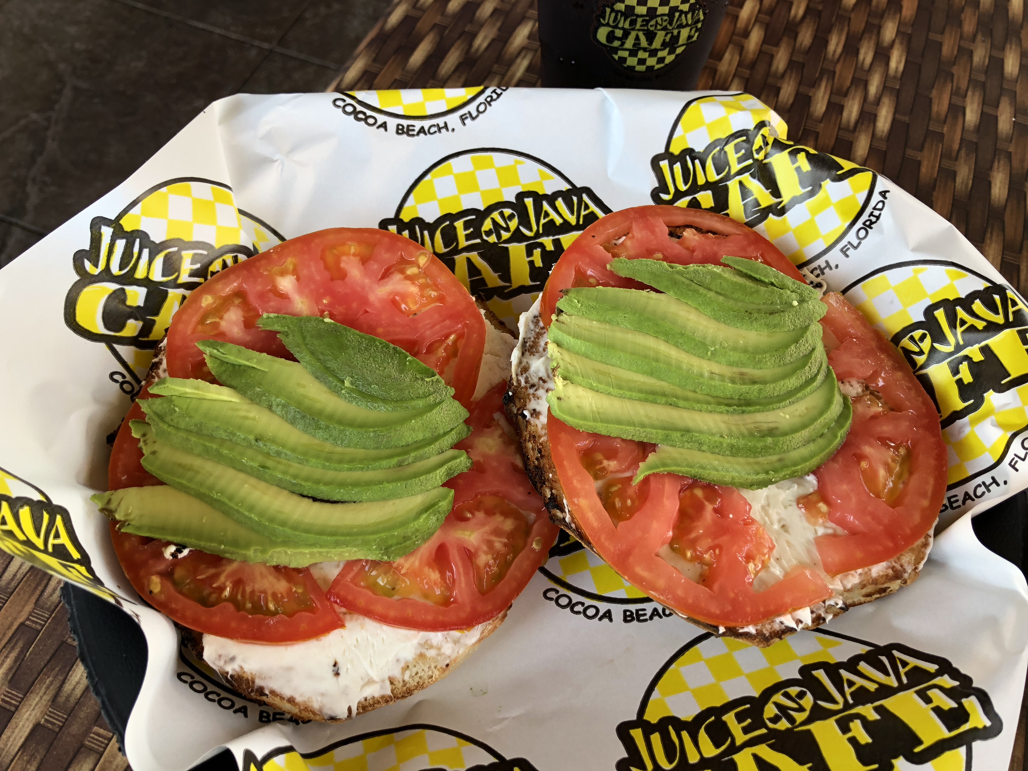 Spring Bialy at Juice N Java Cafe